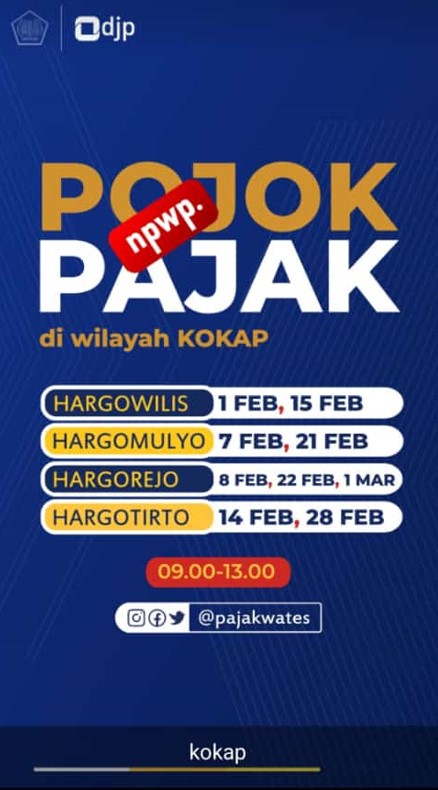 Pojok Pajak Kembali Hadir Di Kalurahan Hargorejo